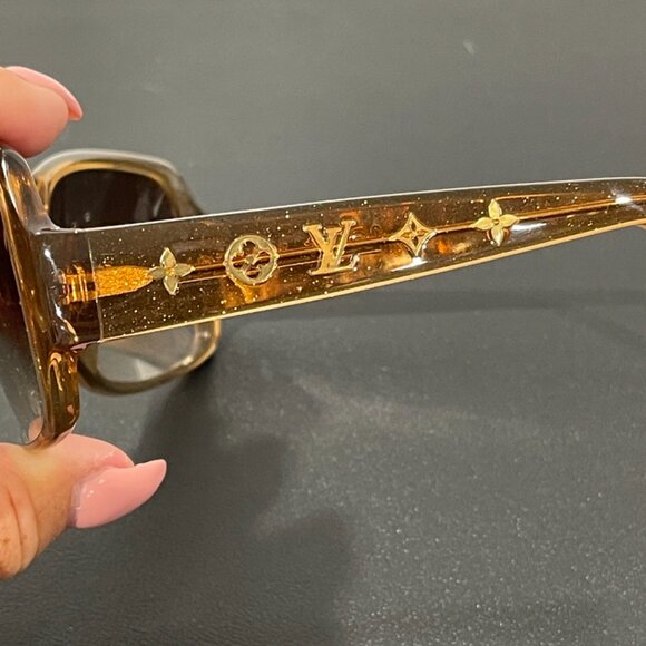 Louis Vuitton Vintage 2006 Sparkle Sunglasses Brown (JB1305) - Picture 5 of 6